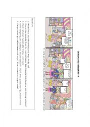 English Worksheet: Comic Strips Reading Comprehension HSK (9)