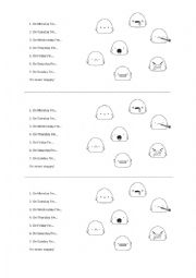 English Worksheet: Days of the week