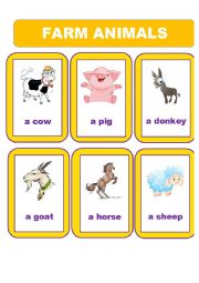 English Worksheet: Farm animals