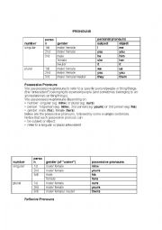 English Worksheet: Pronouns