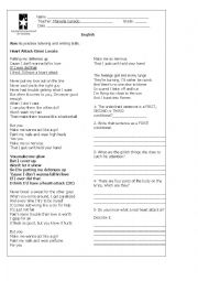 English Worksheet: Heart Attack