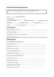 English Worksheet: Movies worksheet