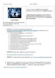 Halloweens curse: ghosthunter sheet