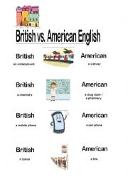 Brisish vs Ameican English 