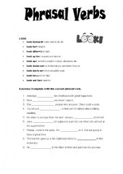 English Worksheet: Phrasal Verbs