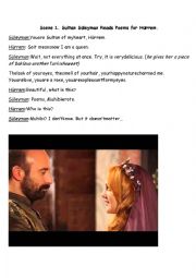 English Worksheet: Hurrem Sultan Drama