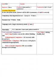 English Worksheet: I Listen and Do / I pronounce