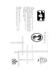 English Worksheet: The Suffragettes crosswords 