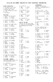 English Worksheet: ADJECTIVE COMPARISON