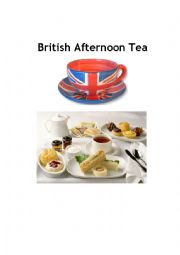 English Worksheet: High tea