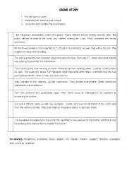 English Worksheet: Crime 