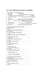 English Worksheet: test passive voice, reported speech, tenses , make vs do, coditionals  - intermediate level