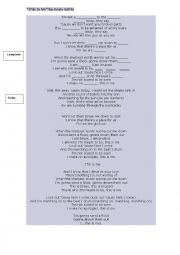 This is me by Keala Settle song worksheet