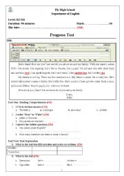 English Worksheet: TEST