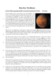 Mars: the Mission