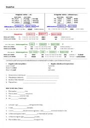 English Worksheet: Simple PAst