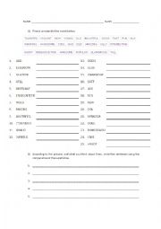 English Worksheet: Comparatives exercise 