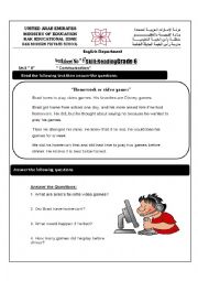 English Worksheet: homework 