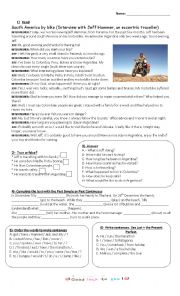 English Worksheet: Review 6