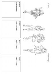 English Worksheet: Qulities the descendants