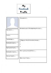 English Worksheet: INTRODUCING MYSELF TEENS