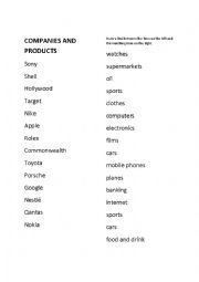 Companies and products