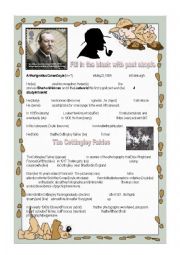 English Worksheet: Conan Doyle and the Cottingley fairies