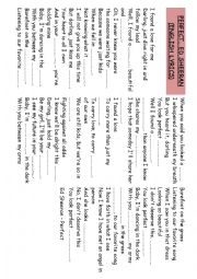 English Worksheet: PERFECT SONG. ED SHEERAN