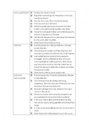 English Worksheet: Crime Story Collection