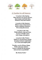 A TEACHER FOR ALL SEASONS