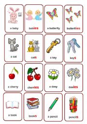 English Worksheet: PLURALS / 2-2 /