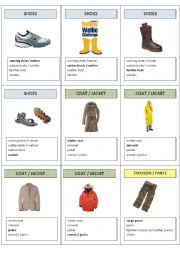 English Worksheet: clothes - Happy Family