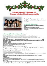 Friends. Season 7. Episode 10.  The one with the Christmas Armadillo