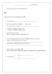 English Worksheet: Wonder Woman Trailer