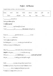 English Worksheet: Ed Sheeran - Perfect