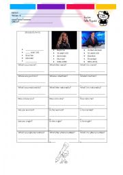 English Worksheet: Personal Information