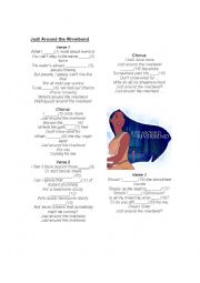 English Worksheet: Pocahontas - Just Around the Riverbend