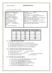 English Worksheet: remedial session