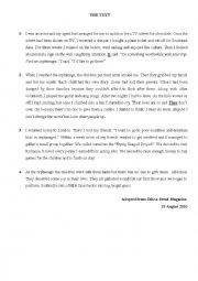 English Worksheet: END OF SEMESTER TEST