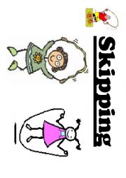English Worksheet: Perceptual Motor Program Activity Cards