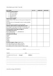 English Worksheet: ORAL ESL RUBRIC 5-7 YEAR OLD