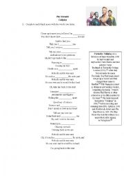 English Worksheet: Song The scientist- by Coldplay