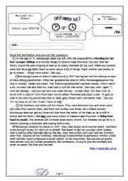 End-of-semester test 1 / 2nd secondary SCIENCE