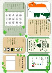 English Worksheet: Saint Patricks day minibook