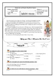 English Worksheet: shopping, 