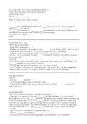 English Worksheet: HIMYM Season 1 Episode 2 Fill in the blanks