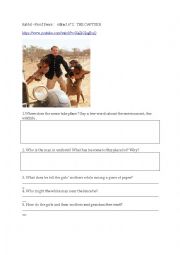 English Worksheet: Rabbit- proof fence extract 2