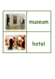 English Worksheet: Town - Minicards #4