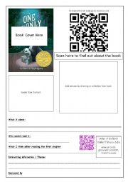 English Worksheet: Creating a book Review
