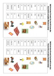 English Worksheet: Furniture